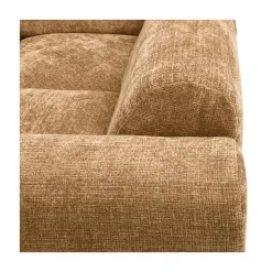 Cloud Hoekbank rechts geweven chenille geel