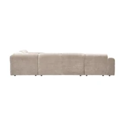 Cloud Hoekbank rechts geweven chenille naturel