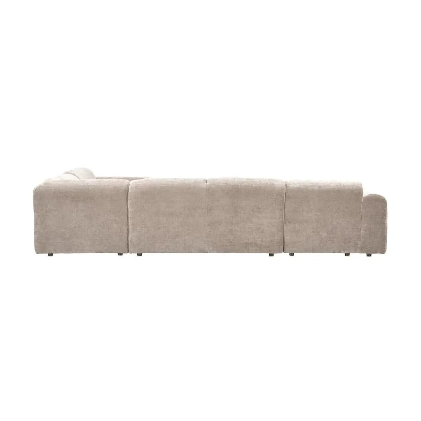 Cloud Hoekbank rechts geweven chenille naturel