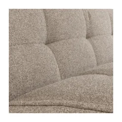 Cluster Bank 3-zits Bouclé Khaki bruin