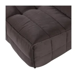 Cluster Bank 3-zits Velvet Chocolade bruin