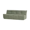 Cluster Bank 3-zits Velvet Pistache groen