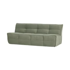 Cluster Bank 3-zits Velvet Pistache groen