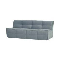 Cluster Bank 3-zits Velvet Turquoise blauw