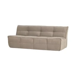 Cluster Bank 3-zits Velvet Warm taupe
