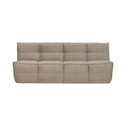 Cluster Bank 3-zits Velvet Warm taupe