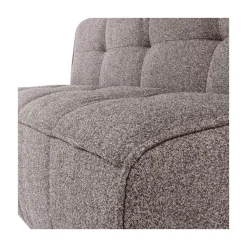 Cluster Eetkamerbank Met rugleuning Bouclé Middenbruin