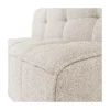 Cluster Eetkamerbank Met rugleuning Bouclé Zand beige