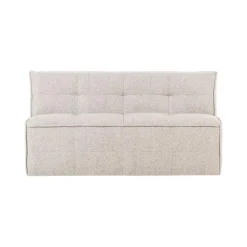Cluster Eetkamerbank Met rugleuning Bouclé Zand beige