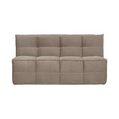 Cluster Eetkamerbank Met rugleuning Velvet Warm taupe