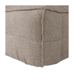 Cluster Hocker Bouclé Khaki bruin 104cm