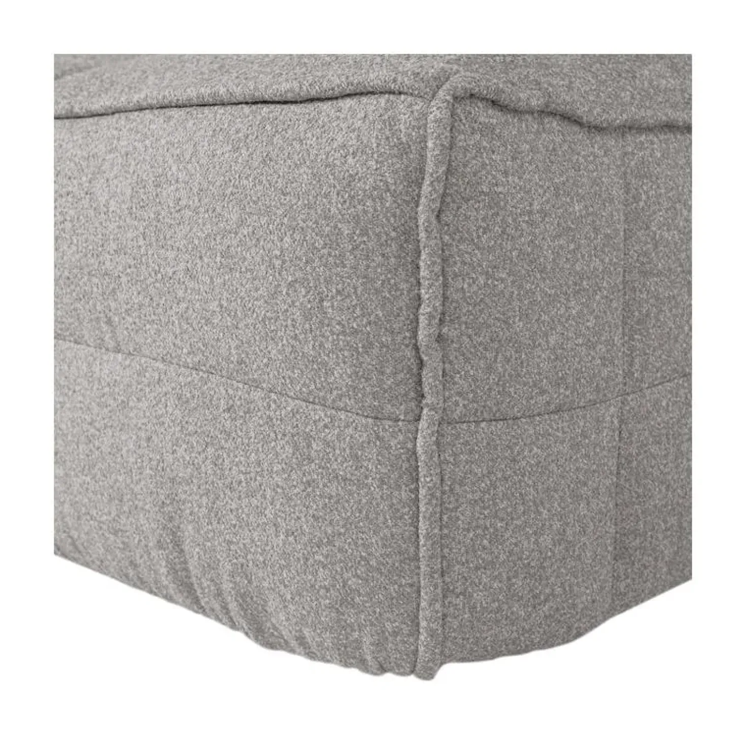 Cluster Hocker Bouclé Warm grijs 104cm