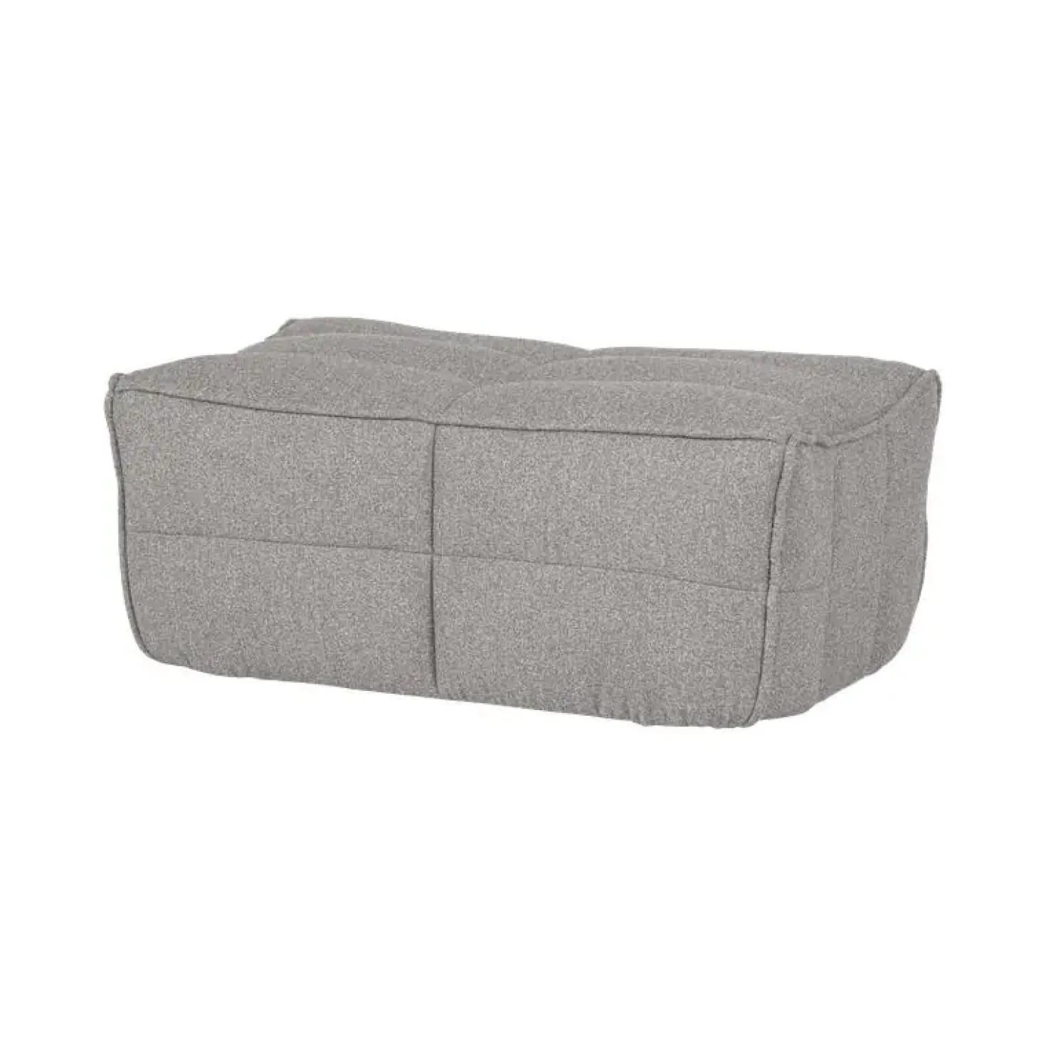 Cluster Hocker Bouclé Warm grijs 104cm
