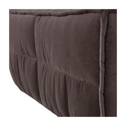 Cluster Hocker Velvet Chocolade bruin 104cm