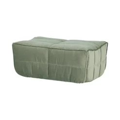 Cluster Hocker Velvet Pistache groen 104cm