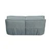 Cluster Hocker Velvet Turquoise blauw 104cm
