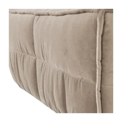 Cluster Hocker Velvet Warm taupe 104cm