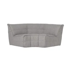 Cluster Hoekelement Bouclé Warm grijs