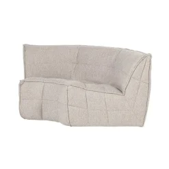 Cluster Hoekelement Bouclé Zand beige