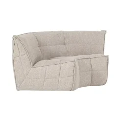 Cluster Hoekelement Bouclé Zand beige