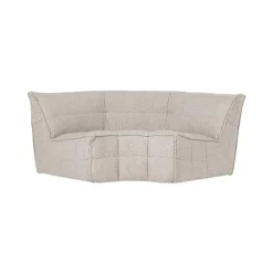 Cluster Hoekelement Bouclé Zand beige