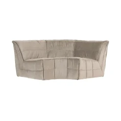 Cluster Hoekelement Velvet Warm taupe
