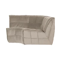Cluster Hoekelement Velvet Warm taupe