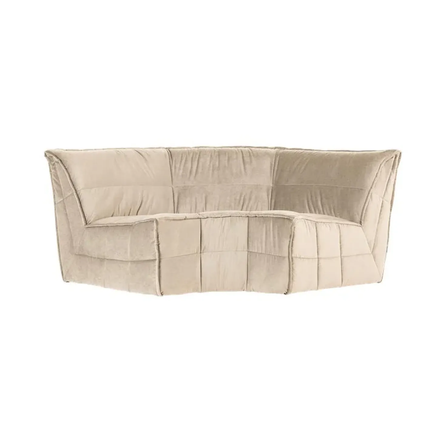 Cluster Hoekelement Velvet Zacht beige