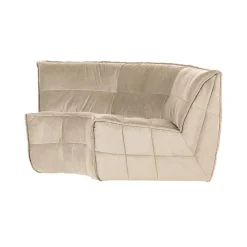 Cluster Hoekelement Velvet Zacht beige