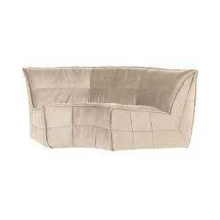 Cluster Hoekelement Velvet Zacht beige