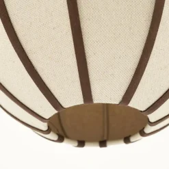 Cocoon 1-lichts Hanglamp lang Naturel