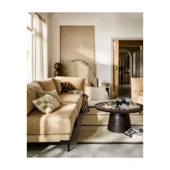 Coffee A Gogo Salontafel mangohout walnoot 90cm