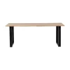 Combi-tablo Eettafel eiken U-poot 200 cm