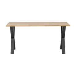 Combi-tablo Eettafel eiken X-poot 160 cm