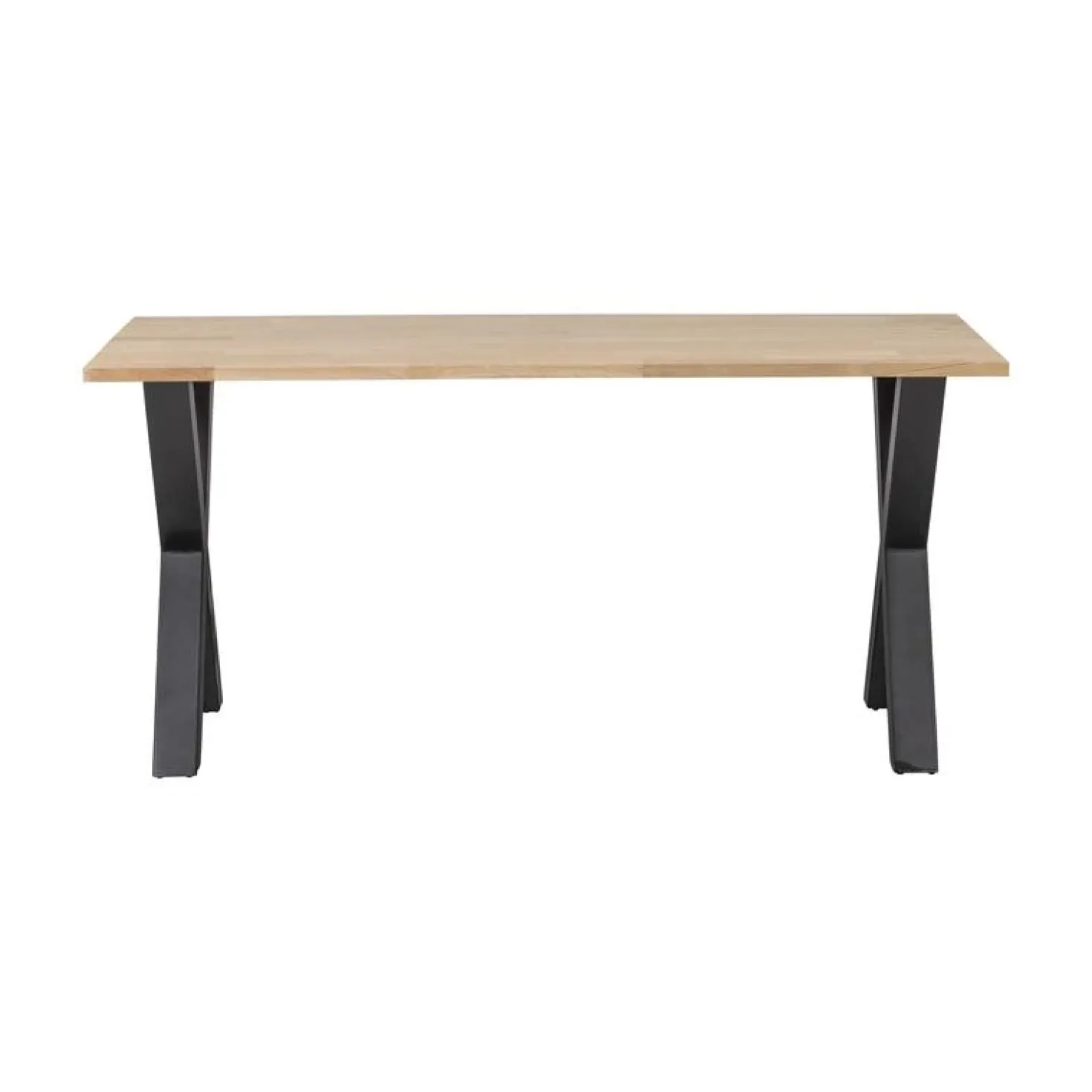 Combi-tablo Eettafel eiken X-poot 160 cm