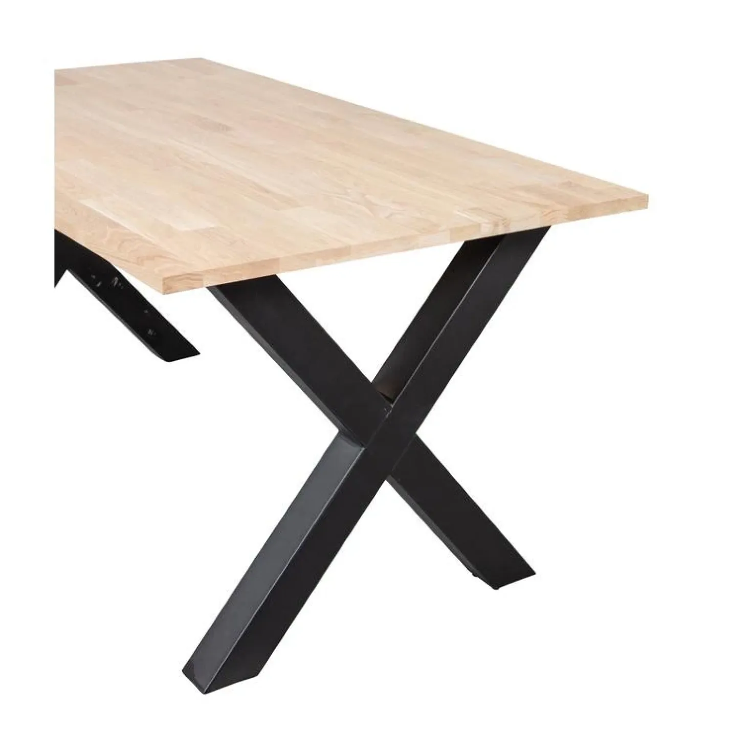 Combi-tablo Eettafel eiken X-poot 160 cm