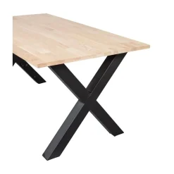 Combi-tablo Eettafel eiken X-poot 180 cm
