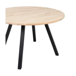 Combi-tablo Eettafel rond eiken 4-poots 120 cm