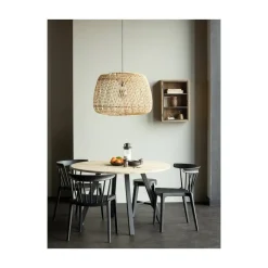 Combi-tablo Eettafel rond eiken 4-poots 120 cm