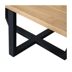 Combi-tablo XL Eettafel eiken Drenthe poot 240 cm