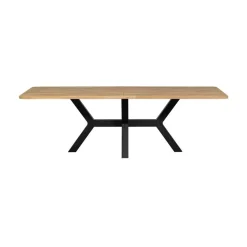 Combi-tablo XL Eettafel eiken Zeeland poot 240 cm