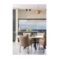 Combi-tablo XL Eettafel eiken Zeeland poot 240 cm