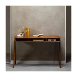 Compartment Bureau acaciahout bruin 120cm