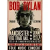 Concertbord Bob Dylan - metalen bord