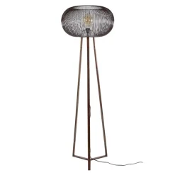 Conli Vloerlamp 3-poots Zwart nikkel