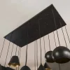 Conor 18-lichts Hanglamp XXL zwart