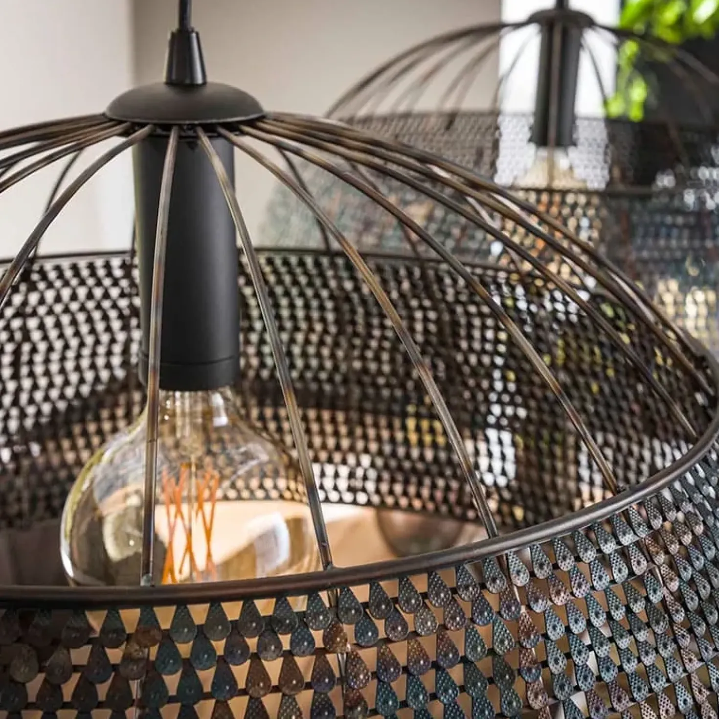 Cooper 2-lichts hanglamp industrieel