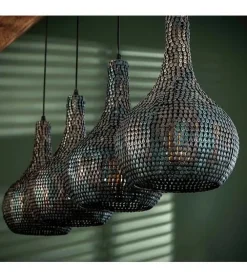 Cooper 4-lichts industriele hanglamp kegel