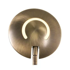 Coraline 1-lichts Bureaulamp Brons
