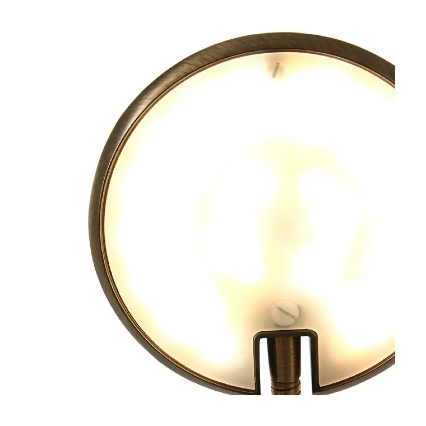 Coraline 1-lichts Bureaulamp Brons